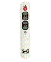 SeKi Simple remote control. 
Control. White colour