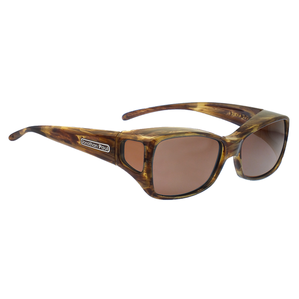 Medium - Dahlia Tiger Eye Fitover - Amber Lens (Sunglasses)
