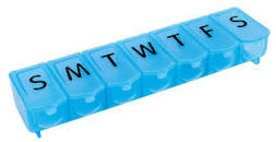 XL Pill Box (7 day, 1 section per day)