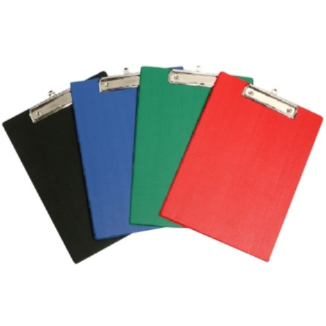 Clipboard Plastic Assorted Colours