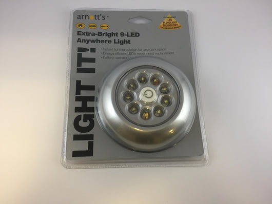 9 LED Sticky Push Light