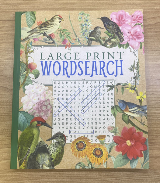 Large print word search puzzle