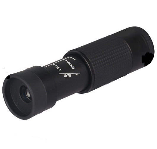4X - Monocular Magnification. 
Close Focus Monocular
