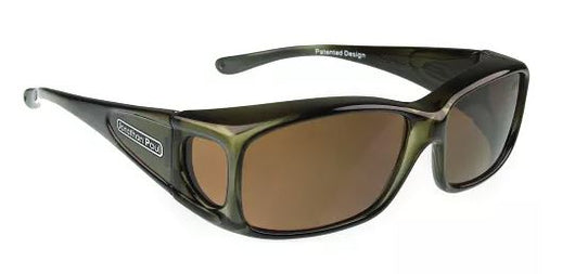 Small - PPP lens - Razor Olive Charcoal Fitover - Amber Lens (Sunglasses)